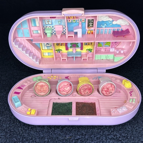 Polly Pocket – Stampin School Playset – Bluebird Toys – 1992